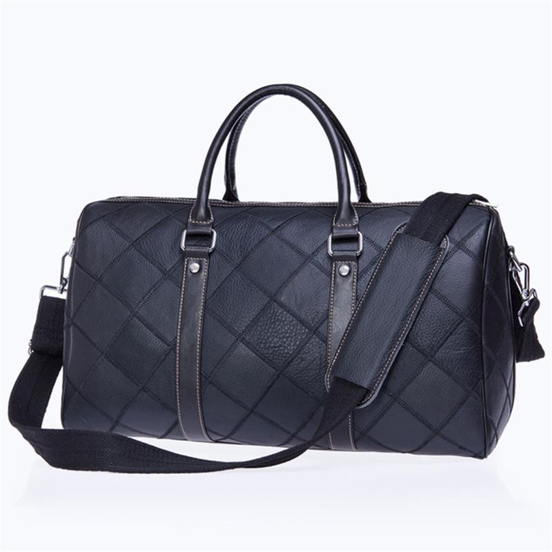 Genuine Leather Travel Duffel Bag for Women 17 inch