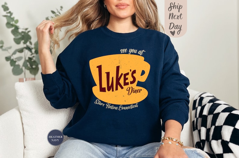 Luke's Diner Stars Hollow Autumn Festival Sweatshirt Luke's Diner Stars Hollow Autumn Festival Sweatshirt